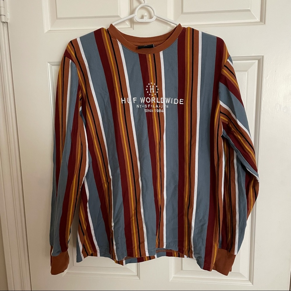 HUF Long Sleeve Striped Shirt